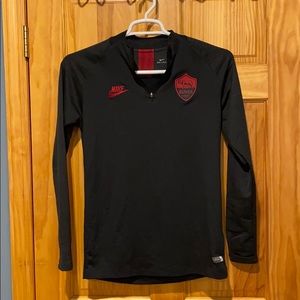 AS Roma Training top 1/4 zip